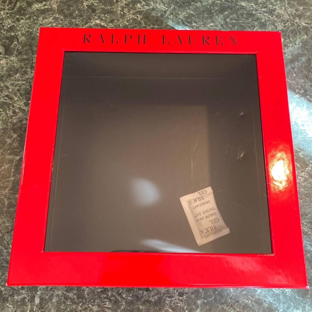 Ralph Lauren Red Polo Gift Box 8.5” x 8.5” x 3”